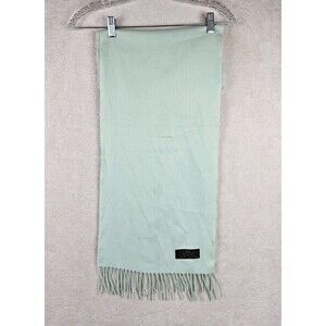 Hand Tailored 100% Cashmere Fringe Scarf Made In Germany